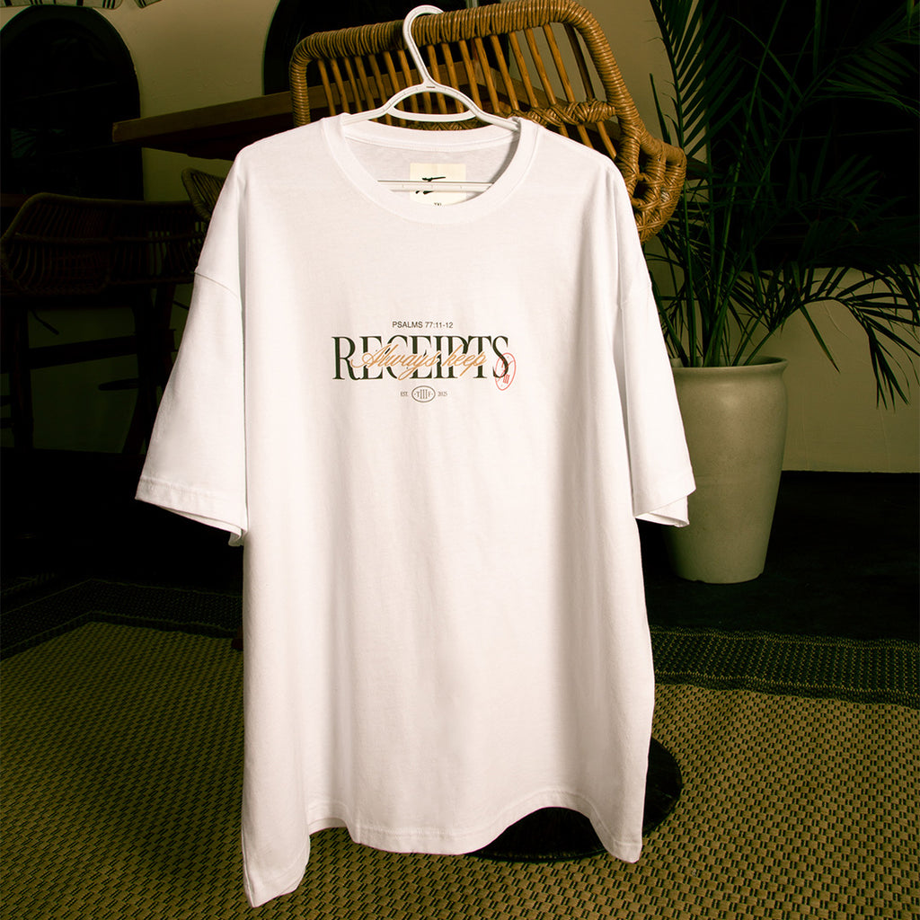 Table for III - The Receipt Boxy Tee
